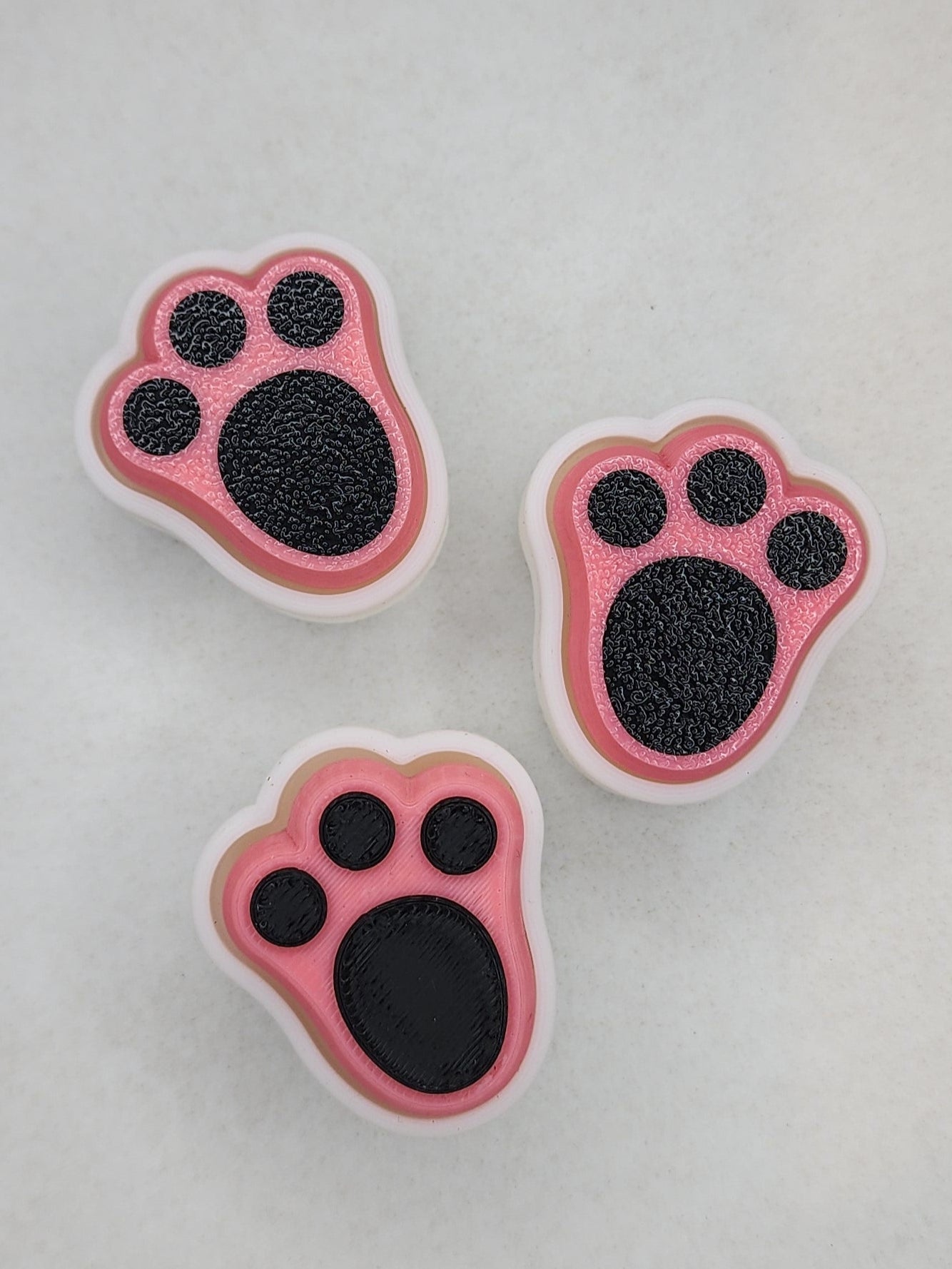 Title: Bunny Paw Clicker Fidget – 3D Printed