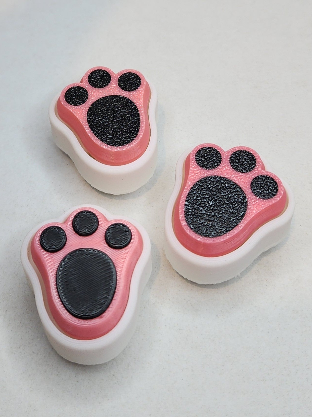 Title: Bunny Paw Clicker Fidget – 3D Printed