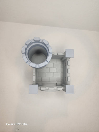 Desk Dragon with Castle