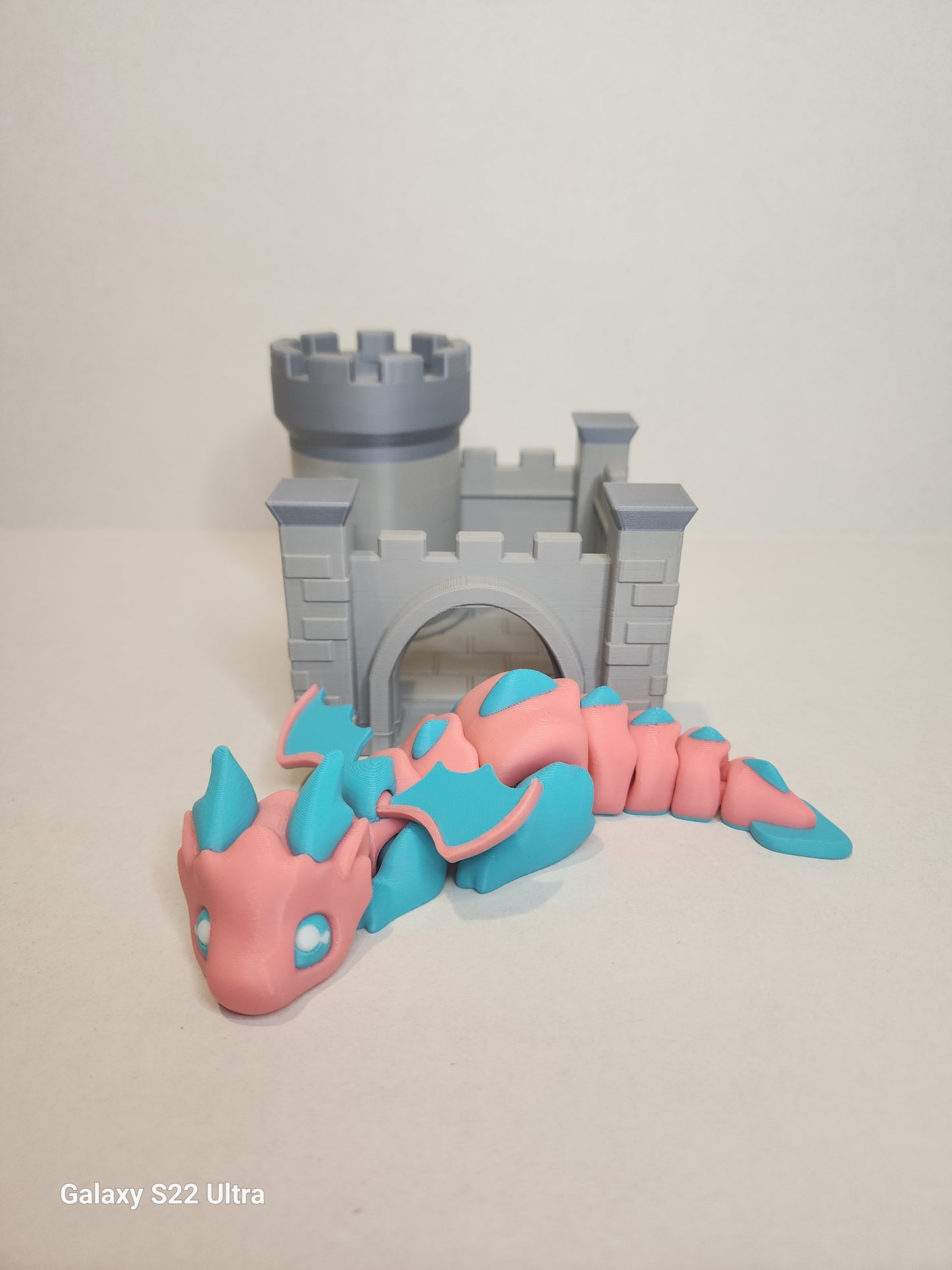 Desk Dragon with Castle