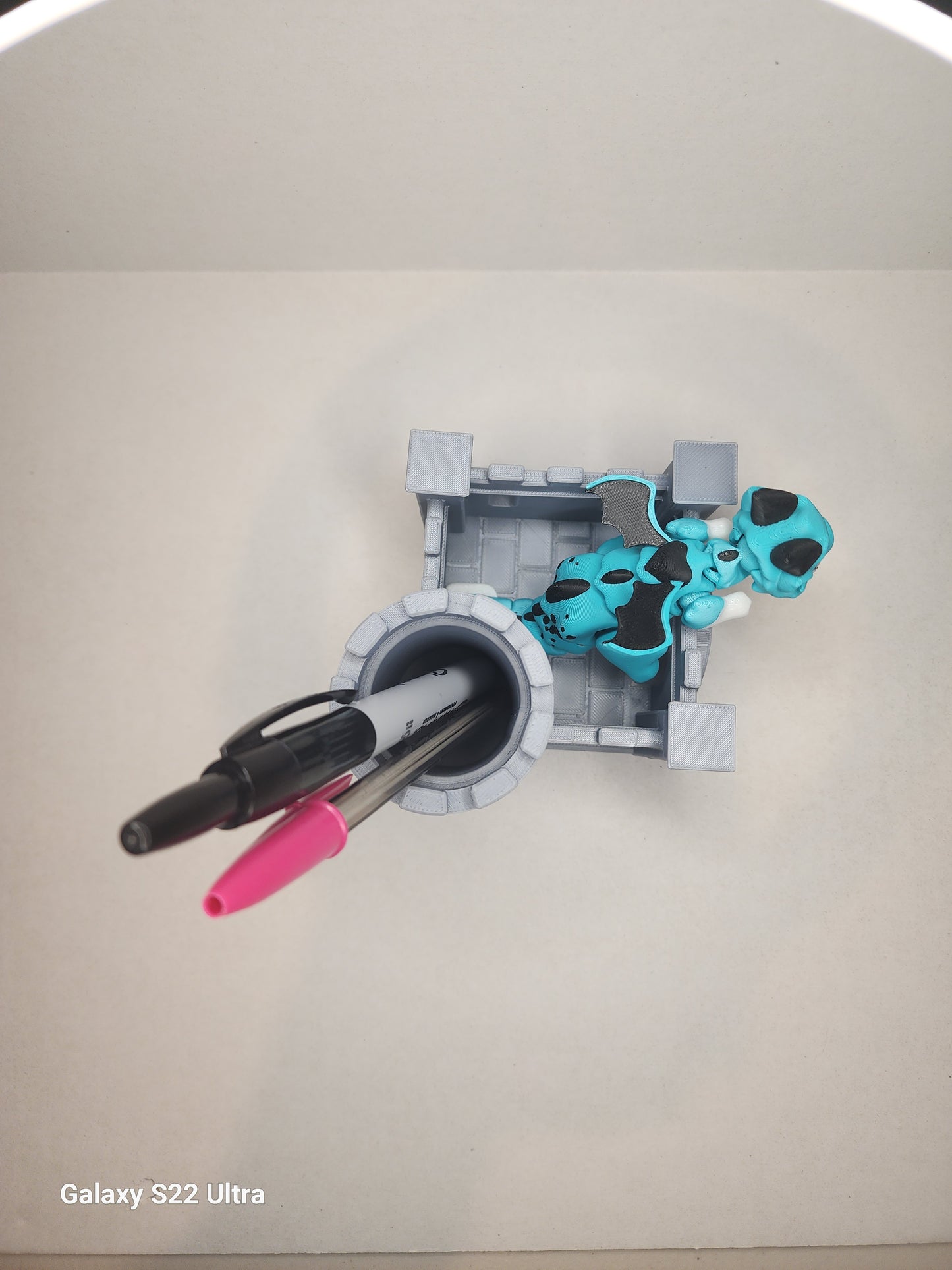 Desk Dragon with Castle