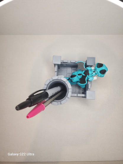 Desk Dragon with Castle