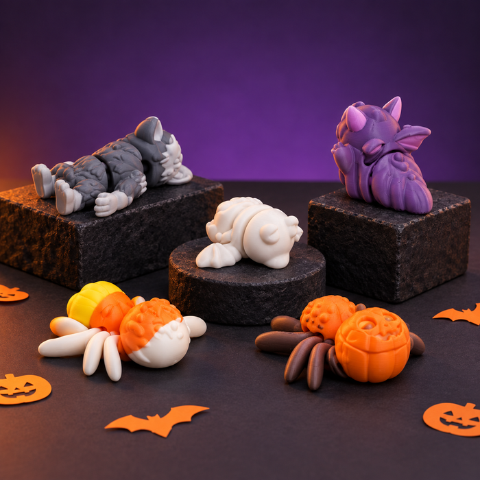 Halloween Mini Mystery Pack – 3D Printed Prize Box Fidgets